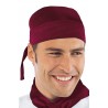 Bandana bordeaux pol./Cot. ISACCO 124003