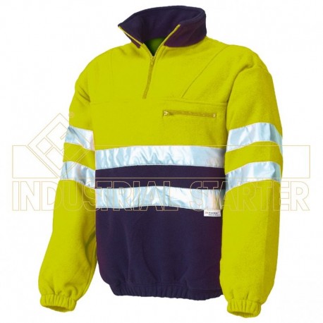 Pullover av giallo/blu