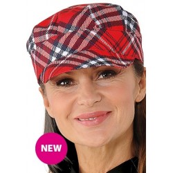 CAPPELLO SAM TARTAN COLOURS - Rosso