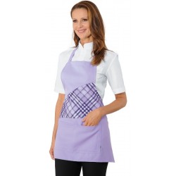 Apron bar lollipop tartan 427 Lilac ISACCO 087772