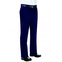 Pantalone cameriere fod.lana blu