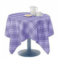 Tablecloths stain resistant tartan Violet ISACCO TAR427