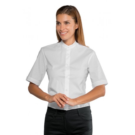 Camicia Unisex Detroit Stretch Bianco