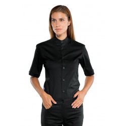 Camicia Unisex Detroit Stretch Nero