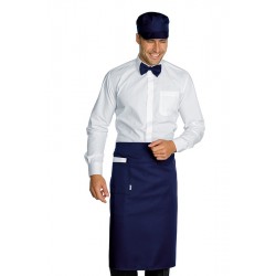 Apron Dakar Pol./Cot. Cm 100x70 Blue ISACCO 085102