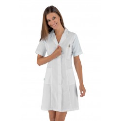 CAMICE VALENCIA SLIM  manica corta BIANCO 100 % Cotone ISACCO 008500M