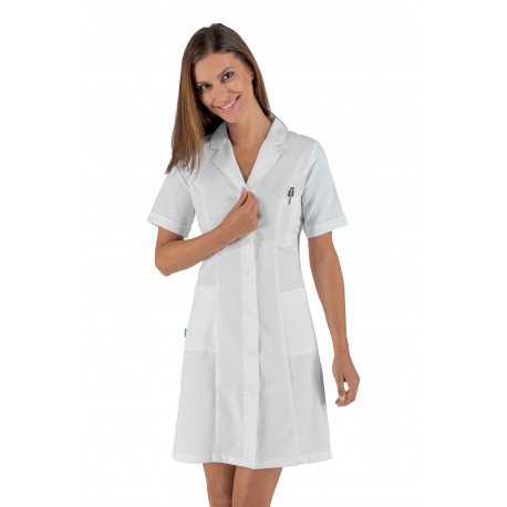 CAMICE VALENCIA SLIM  manica corta BIANCO 100 % Cotone ISACCO 008500M