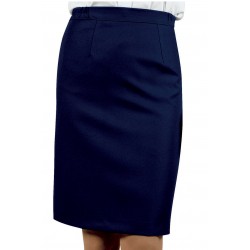Skirt LOSANNA wool Blue 44% wool - 54% Polyester - 2% Spandex - ISACCO 032402