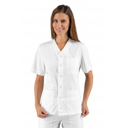 CASACCA ZUOZ  manica corta BIANCO 100 % Cotone ISACCO 041200M