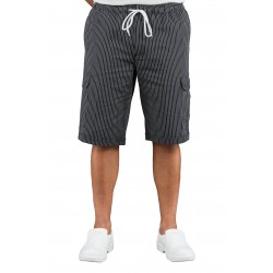 PANTACARGO SHORT VIENNA Black 100 % COTTON ISACCO 044051S