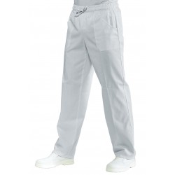 PANTALACCIO SUPER STRETCH BIANCO 97% COTTON  3% SPANDEX ISACCO 044078