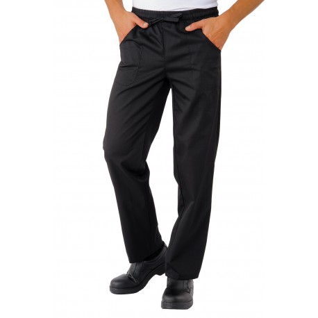 PANTALACCIO NERO 4XL 65% Pol. 35% Cot. ISACCO 044601B