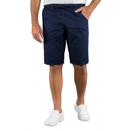 Kochhose SHORT Blau 65% Pol. 35% Cot. ISACCO 044602S