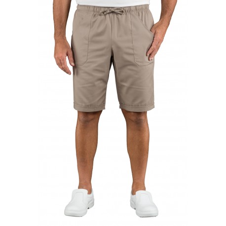 Kochhose SHORT Taubengrau 65% Pol. 35% Cot. ISACCO 044635S