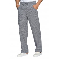 Trousers Houndstooth BIG SIZE 100 % COTTON ISACCO 044650