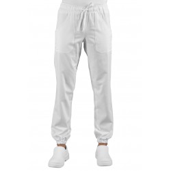 PANTAGIAFFA SUPER STRETCH BIANCO 97% Cotone  3% SPANDEX ISACCO 044878