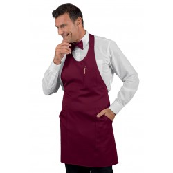 SOMMELIER SHORT Burgundy 100% Polyester ISACCO 049003S