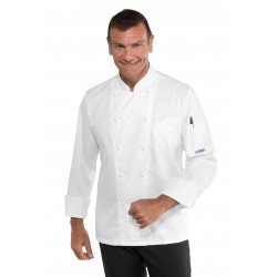 GIACCA ALABAMA SLIM  EXTRALIGHT SUPER STRETCH BIANCO 97% Cotone  3% SPANDEX ISACCO 057360