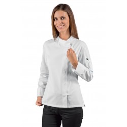 GIACCA LADY  ZIP BIANCO 100 % COTTON ISACCO 057700Z