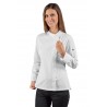 GIACCA LADY  ZIP BIANCO 100 % COTTON ISACCO 057700Z