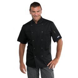 Jacket Chef FRANCOFORTE short sleeve 100% Polyester SUPERDRY Microfiber ISACCO 059019M