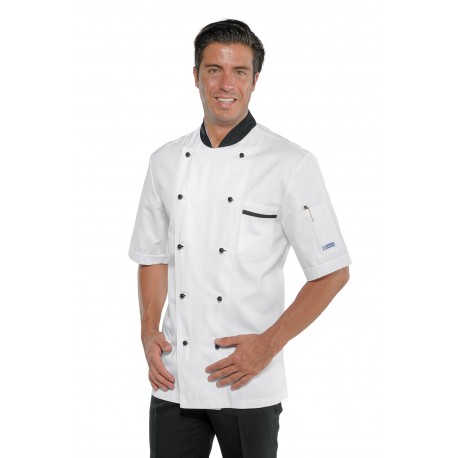 GIACCA CUOCO ROYAL CHEF MEZZA MANICA 100 % Cotone ISACCO 059200M