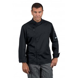 GIACCA BILBAO ZIP NERO 65% Pol. 35% Cot. ISACCO 059301Z