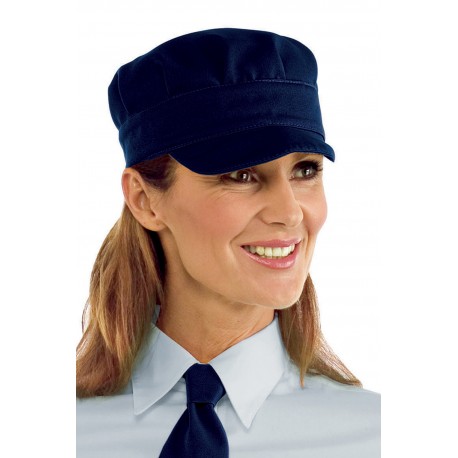 Hat Blue 65% Pol. 35% Cot. ISACCO 072002