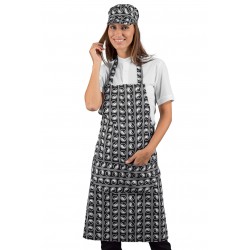 Apron Breast YIN YANG 100 % COTTON ISACCO 087031