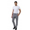 PANTALONE CUOCO Bianco e Nero Quadri