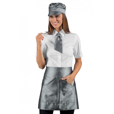 Apron ORLEANS LUREX SILVER  ISACCO 086642