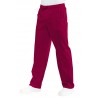 Pantalone c/elastico Pol/Cot. 125 bordeaux ISACCO 044203