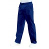 Pantalone c/elastico Pol/cot. 125gr blu ISACCO 044022