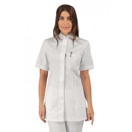 CASACCA COSTA RICA manica corta SUPER STRETCH BIANCO 97% Cotone  3% SPANDEX ISACCO 002978M