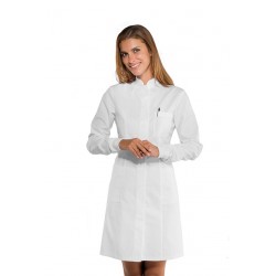 CAMICE CATALINA POLSI IN MAGLIA SUPER STRETCH BIANCO 97% Cotone  3% SPANDEX ISACCO 007878P