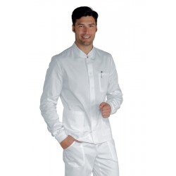 CASACCA CORFÙ POLSI IN MAGLIA SUPER STRETCH BIANCO 97% Cotone  3% SPANDEX ISACCO 055078P