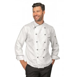 Jacket CALIFORNIA SLIM SUPERDRY White + Black 100% Polyester SUPERDRY Microfiber ISACCO 058330