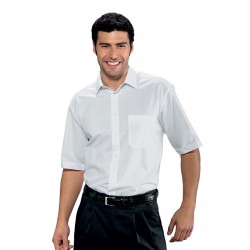 Shirt ISACCOshort sleeveWhite 3XL 65% Pol. 35% Cot. ISACCO 062100A