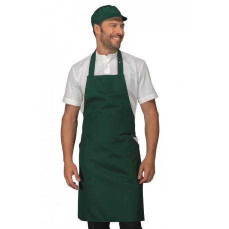 Apron CHAMPAGNE Dark Green 100% Polyester ISACCO 088004