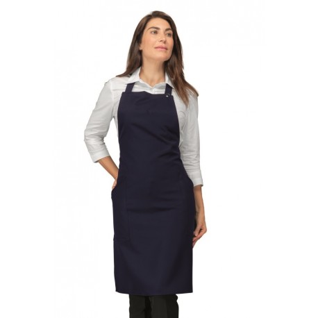 Apron CHAMPAGNE Blue 100% Polyester ISACCO 088002