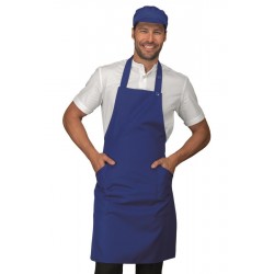 Apron CHAMPAGNE Electric blue 100% Polyester ISACCO 088006