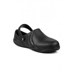 Clog with tip MAGNUS Black ISACCO SUE021