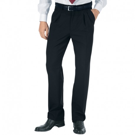 Pantalone 2 pinces nero ISACCO 063000 - 