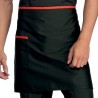 Grembiule vita black/rosso ISACCO 086407 - 