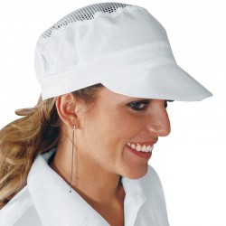 Cappello charly Bianco con rete ISACCO 077000 - 