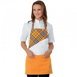 Apron bar lollipop tartan 413 Apricot ISACCO 087765