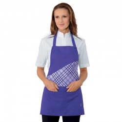 Apron bar lollipop tartan 427 Violet ISACCO 087771