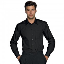 Camicia cartagena slim nera ISACCO 061601 - 