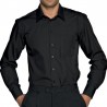 Camicia cartagena slim nera ISACCO 061601 - 