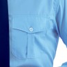 Camicia pilota Uomo azzurra ISACCO 062810 - 